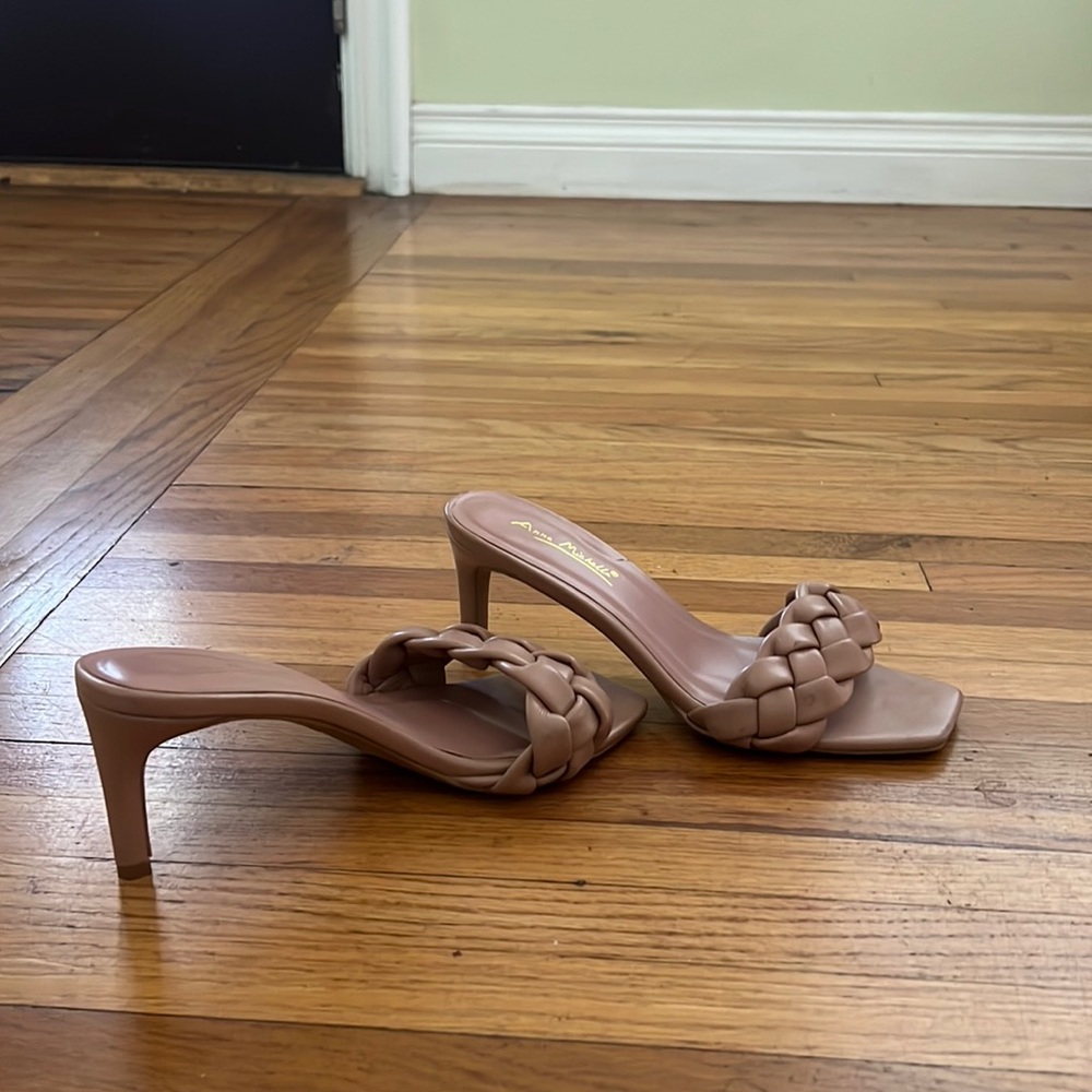 Nude kitten heels